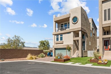 View of property featuring driveway, an attached g
