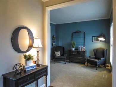 from front door looking into formal living room