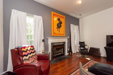 Gas fireplace in great room