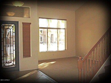 Living Room with Vaulted Ceilings