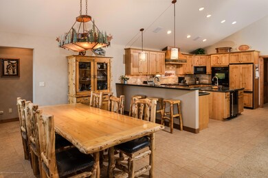 kitchen and dining