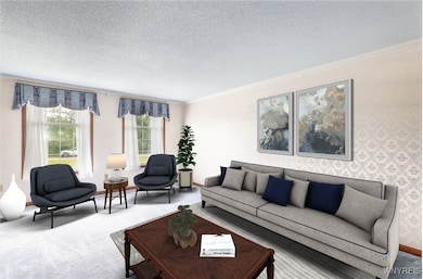 Living Room Virtually Staged
