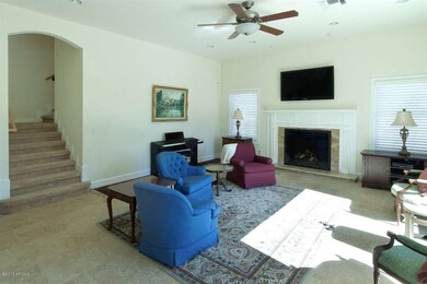 Family room  Fireplace