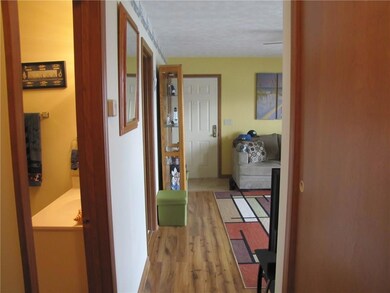 Hallway looking into the living area