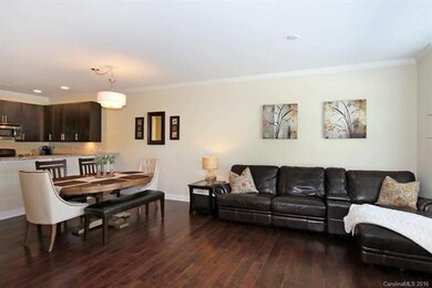 Living Room and Dining area with soft scraped beau