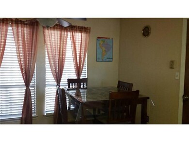 Breakfast area with window view