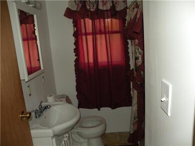 Bathroom. Lower level updated full bath with sink/
