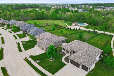Aerial view of pool