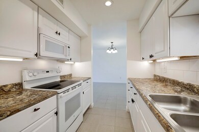 Kitchen area with Range 
 & Fridge