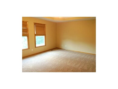 Beautiful new carpet in the large master bedroom.