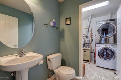 Half bath/laundry