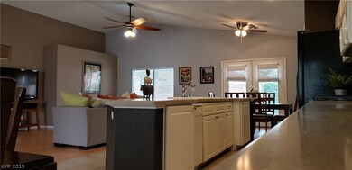 Looking from the breakfast nook.