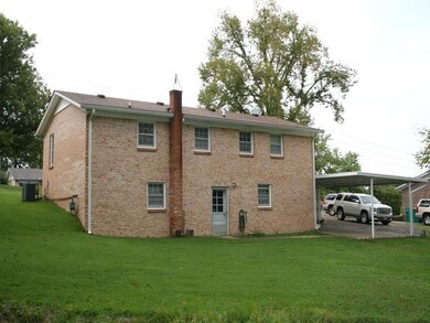 Full brick with vinyl trim!