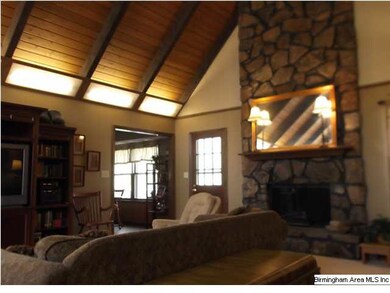 GREAT ROOM WITH VAULTED TONGUE AND GROOVE CEILING,