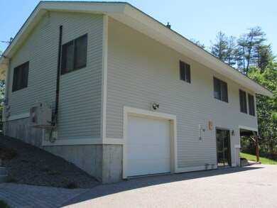 Built in garage enters into walk out basement