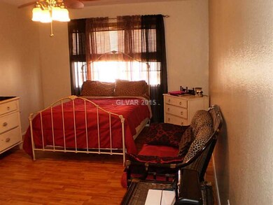 Master Bedroom. 23x11 wood laminate floors