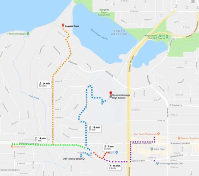 DORIS WALKING MAP