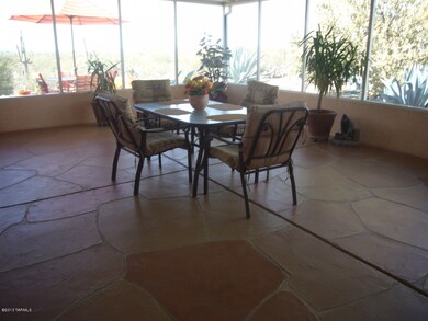 AZ room with epoxy flagstone flooring
