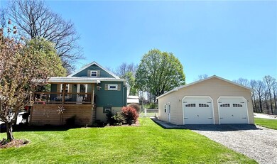 house and 2 car garage