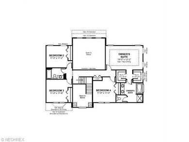 Kensington Second Floor Layout