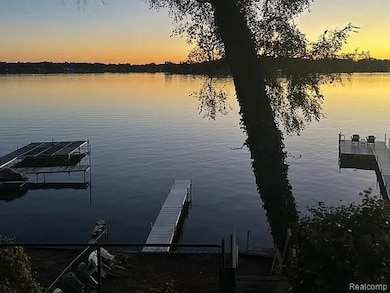 Dock with a water view