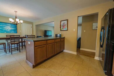 Kitchen open to Dining Room
