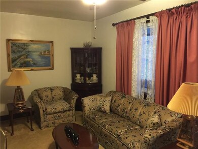 Freshly painted living room.
