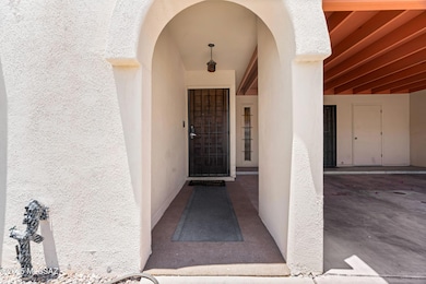 Front metal security door
