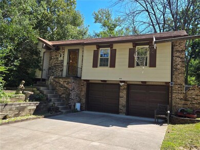 Bi-level home with a garage
