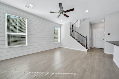Easy care tile flooring throughout on the first fl