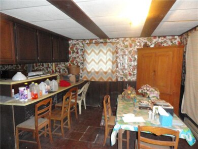 Large kitchen for the family dinners.