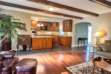 New cherry hardwood floors, open floor plan and ce