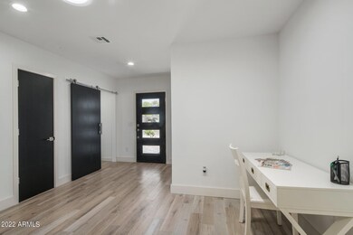 Entry and Desk Area