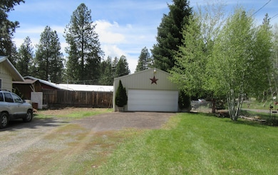 Garage shop driveway