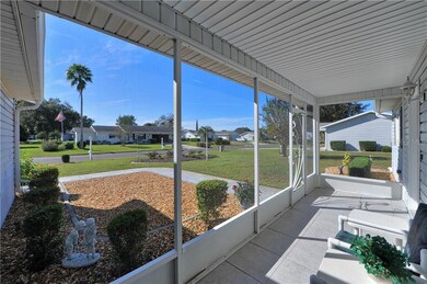 Tile Floor on Screened Front Porch