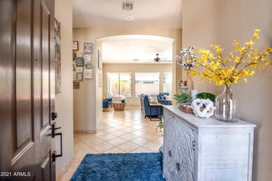 Pool view entrance