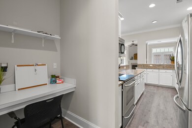 Butler's pantry w/ built-in desk