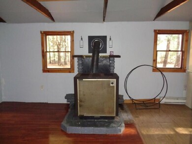 Wood Stove in the living room