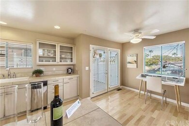 Breakfast nook, or currently used as small office.