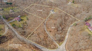6.44 acres - 2 parcels.