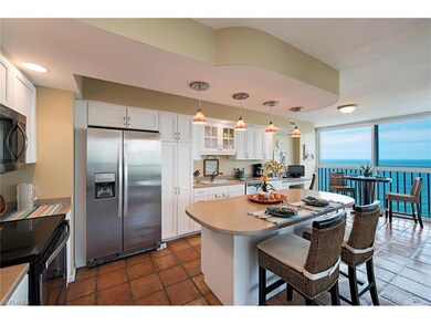 Kitchen with Full Views and Sliders to the Lanai