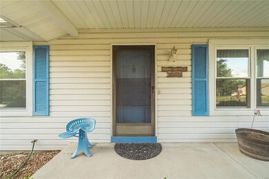 Great covered front porch.  You can see the see th
