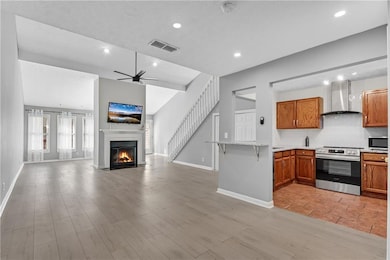 New granite countertops and stainless steel applic