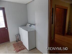 1st floor laundry area