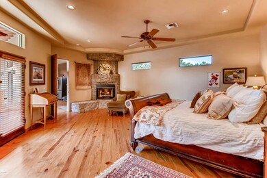 HUGE master suite with gas fireplace