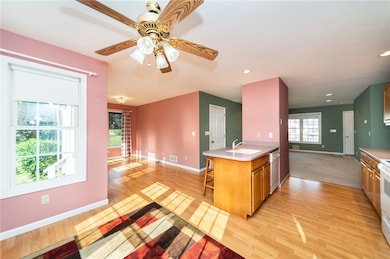 Sitting room looking toward kitchen