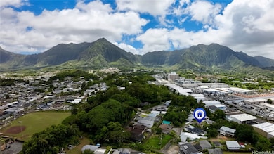 This aeiral photo captures a luch Kaneohe neighbor