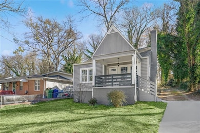 View of front of house featuring a porch, a front 