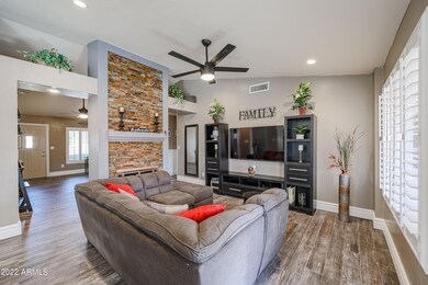 Fireplace view