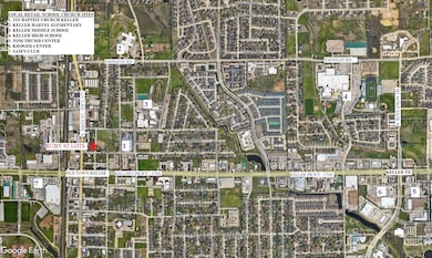 Aerial map of property and surrounding area